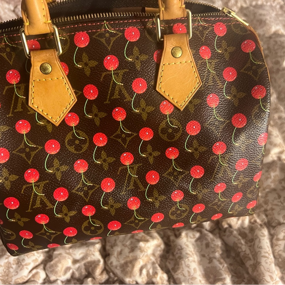 LV x Murakami Cherry Cerises Speedy 25